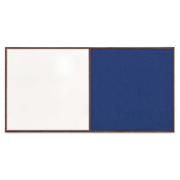 Enclosed Corkboard, 1 Door, 72"x48", 4" Fra